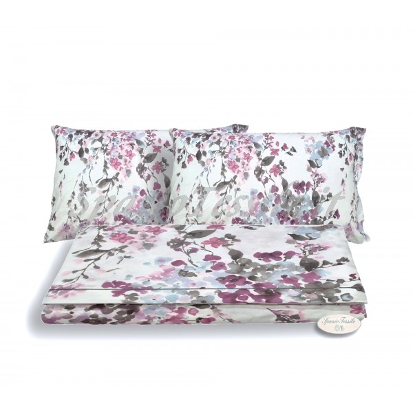 completo lenzuola glicine acquarello