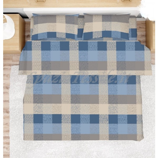 Parure Copripiumino Scotland Azzurro