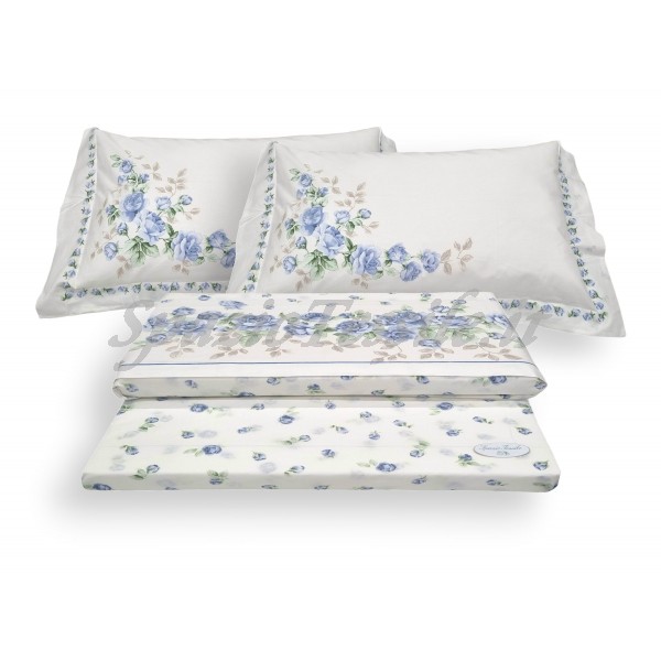 Completo Lenzuola Cloe Azzurro