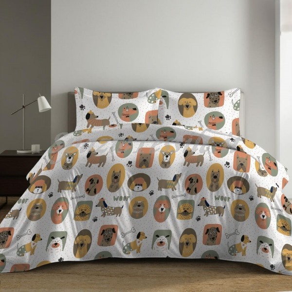 Parure Copripiumino Cani