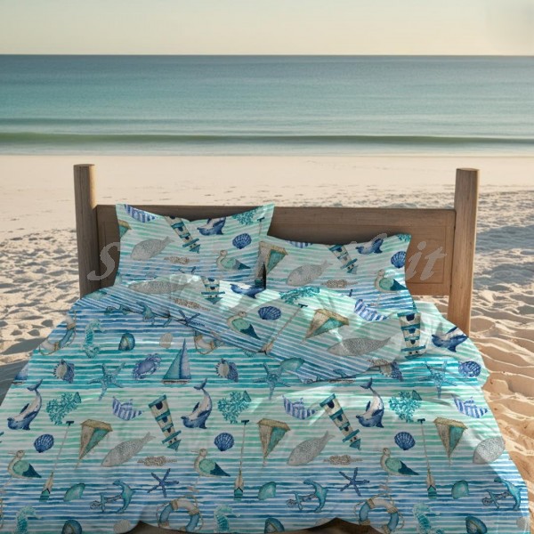 Parure Copripiumino Mare