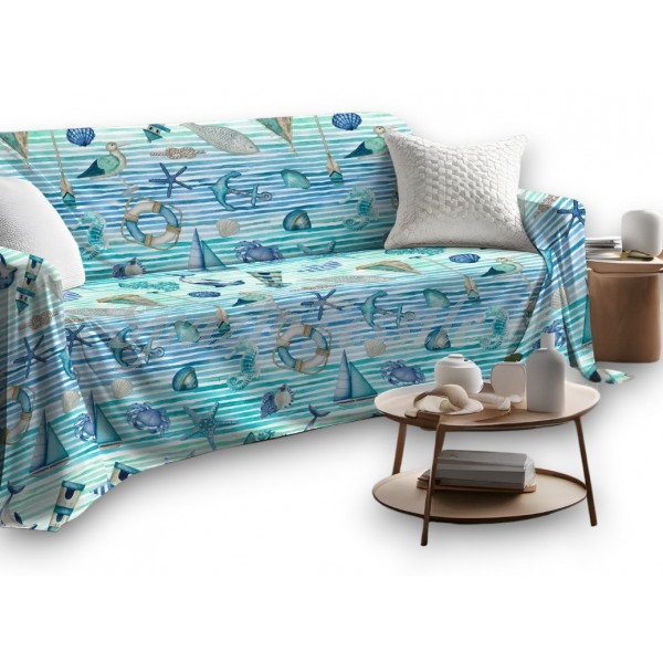Copritutto 100% Cotone Mare