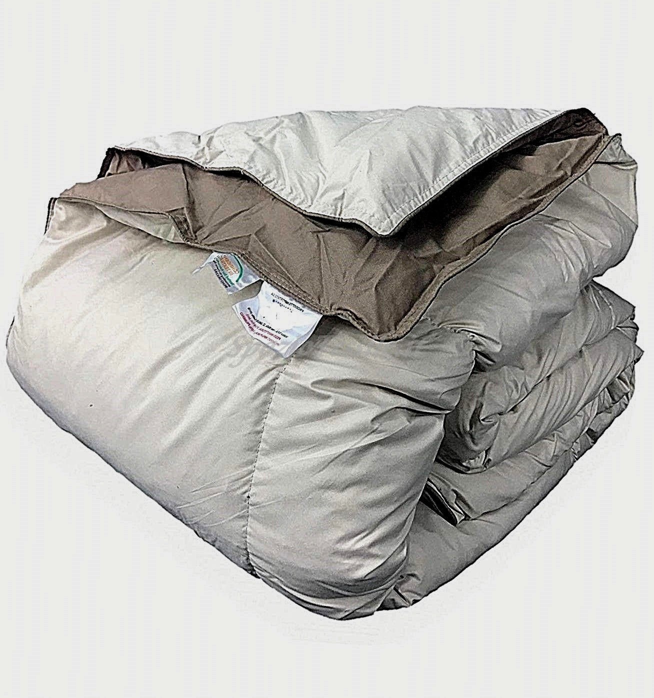Piumino Interno 90 Piuma d oca 10 Piumino bicolore Marrone Panna