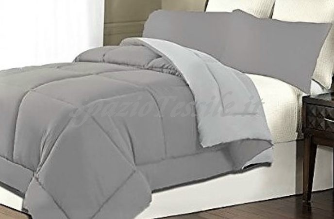 Piumone matrimoniale grigio new arrivals