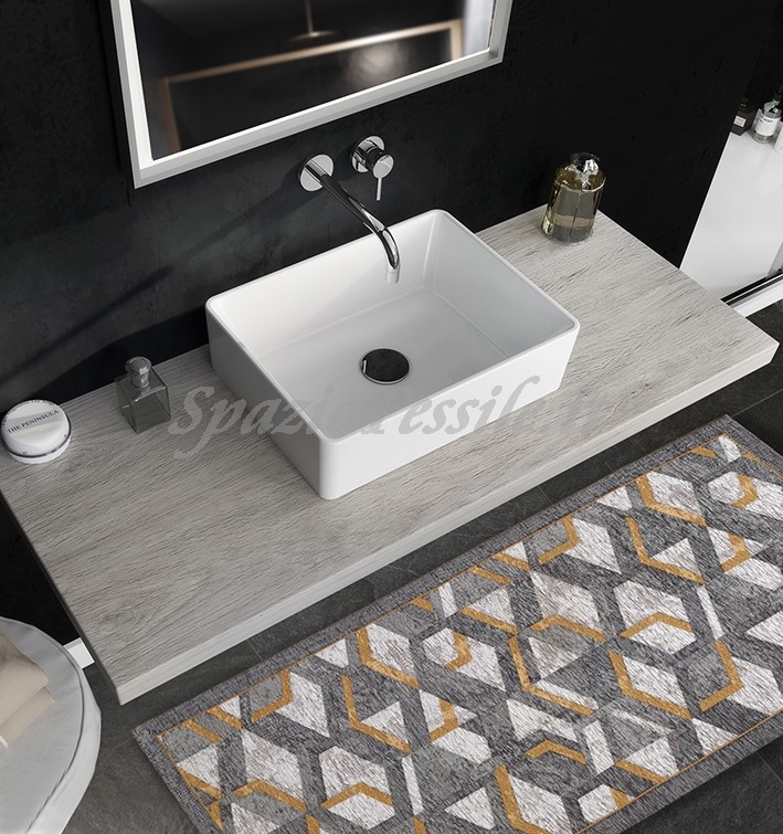 Tappeto Corsia Passatoia Runner Arredo Misto Cotone Con Antiscivolo cucina  soggiorno camera bagno