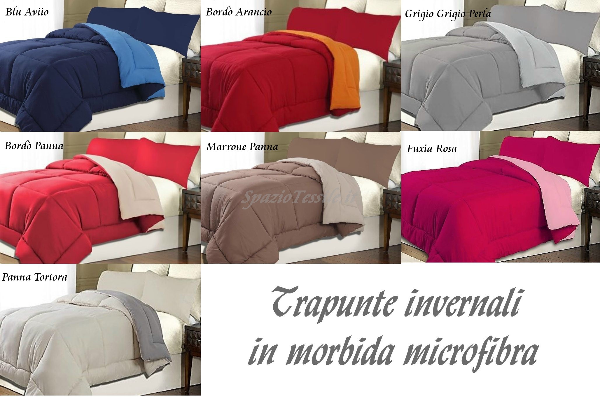 Piumone sale matrimoniale marrone