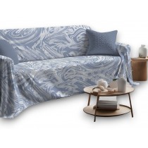 Copritutto 100% Cotone Splash Azzurro
