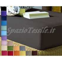 Lenzuolo Sotto Con Angoli 120x200+ H 252 cm Piazza e Mezza o  Federe 100% Cotone 