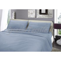 Completo Lenzuola Microfibra Azzurro