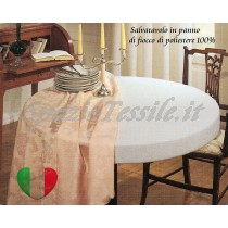 Mollettone Tavolo Quadrato Con Elastici Cotone 100%