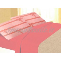 Completo Lenzuola Fiocchetti Rosa