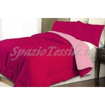 Trapunta invernale doubleface microfibra fuxia rosa