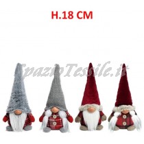 Coppia gnomi decorativi h18 