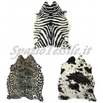 Tappeto arredo ecopelle animal skin 