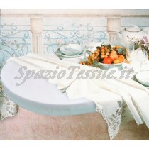 Mollettone salvatavolo cotone ovale