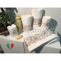 Set Spugne Bagno Love Me Panna