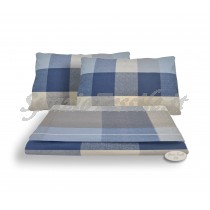 Completo Lenzuola Scotland Azzurro