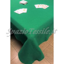 Copritavolo Mollettone Salvatavolo Feltro Verde da Gioco Poker Senza Elastico