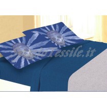 Completo Lenzuola Teschi Blu