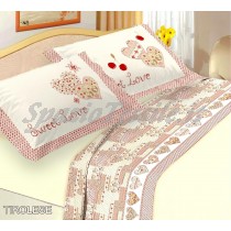 Completo lenzuola tirolese sweet love