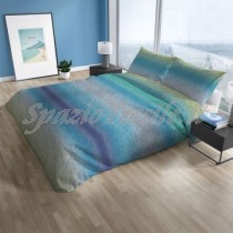 Trapunta invernale degradee azzurro
