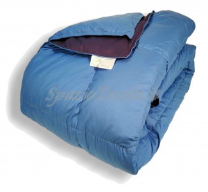 interno piumino 90-10 bicolore blu avio