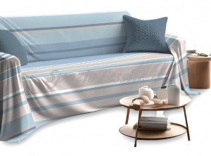 Copritutto 100% Cotone Scia Azzurro