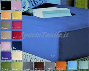 Lenzuola sotto con angoli 190x215 h 25