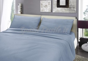Completo Lenzuola Microfibra Azzurro