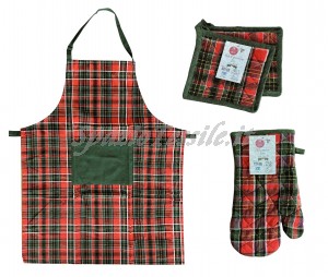 Grembiule Guanto Presine Verde