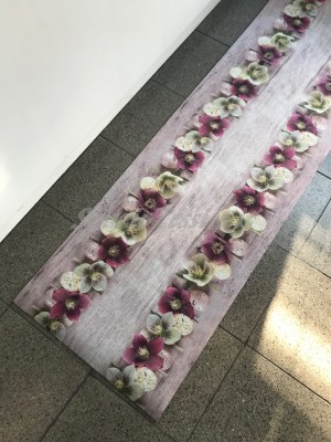 Tappeto cucina gommato multiuso 3D bucaneve