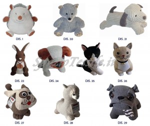 I Regalini Friendly Fermaporta o Bloccafinestra in Stoffa da Arredo Interno