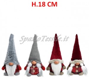 Coppia gnomi decorativi h18 