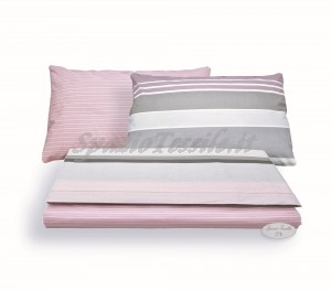 Completo Lenzuola Scia Rosa