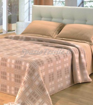 Coperta Misto Lana donegal Beige