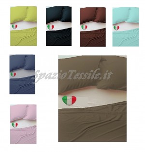 Lenzuolo sopra teso 100% cotone