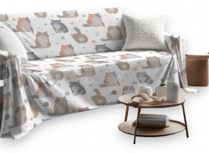 Copritutto Cotone Gatti Cats