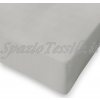 lenzuola con angoli flanella grigio