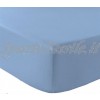 lenzuola con angoli flanella azzurro