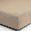 Lenzuola con angoli percalle beige