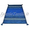 Tappet kilim con nappe blu