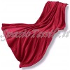 plaid pile tinta unita bordeaux