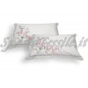 coppia federe fiorate rosa