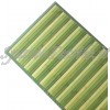 tappeto bamboo degradee bordato verde