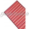 tappeto bamboo degradee bordato rosso