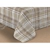Trapunta Microfibra Tartan Beige