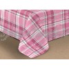 Trapunta Microfibra Tartan Rosa