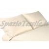 Coppia Federe Flanella Panna Beige