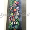 Tappeto cucina gommato multiuso 3D frutta e verdura zenzero