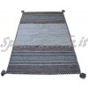 Tappet kilim con nappe grigio